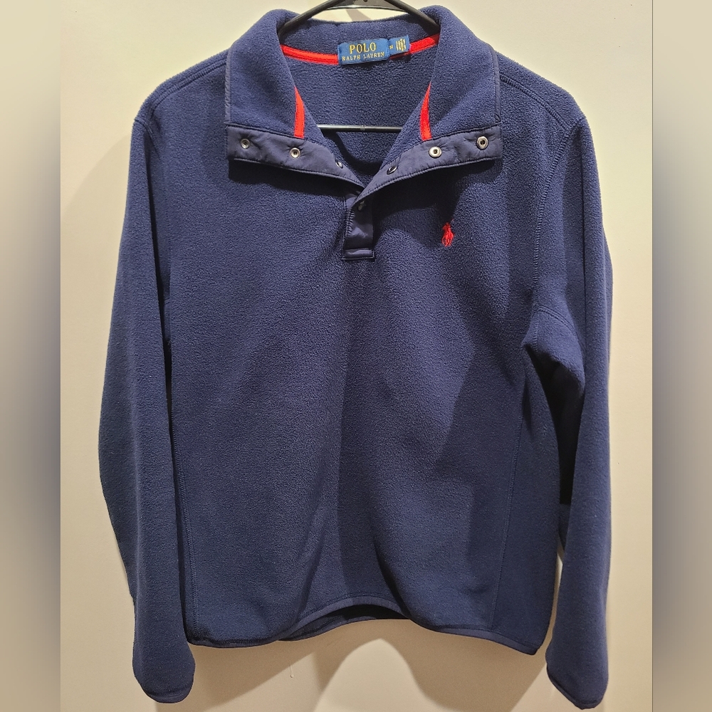 Polo Ralph Lauren quarter button up pullover size Medium